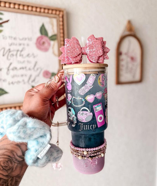 40oz glass fully accessorized