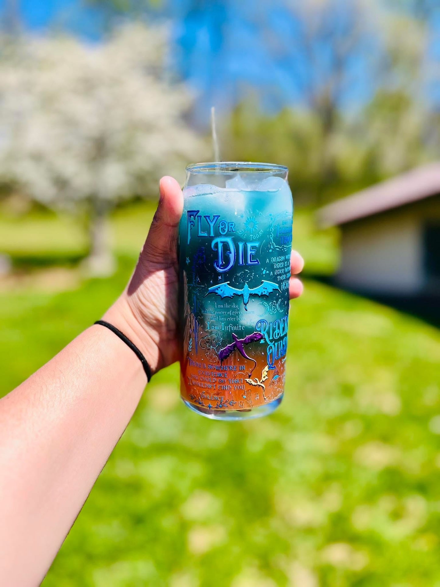 16oz glass